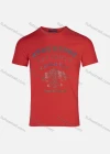 Wholesale Men's Casual Flocking Rhinestone Slogan Print Round Neck T-Shirt - Liuhuamall