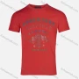 Wholesale Men's Casual Flocking Rhinestone Slogan Print Round Neck T-Shirt preview