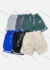 Wholesale Men's Casual Plain Striped Drawstring Elastic Waist Patch Pocket Shorts 71101# - Liuhuamall
