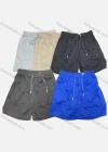 Wholesale Men's Casual Plain Drawstring Elastic Waist Patch Pocket Shorts 71201# - Liuhuamall