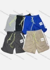 Wholesale Men's Casual Plain Letter Contrast Drawstring Elastic Waist Patch Pocket Shorts 71301# - Liuhuamall