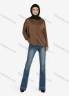 Wholesale Women's Casual Plain Collared Long Sleeve Shirt 1169# - Liuhuamall