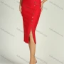 Wholesale Women's Spring Solid High Waist Regular Fit Pencil Midi Skirt preview