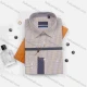 Wholesale Men's Slim Fit Long Sleeve Button Down Oxford Cotton Gingham Shirts BP220502-8# Yellow Clothing Wholesale Market Liuhua