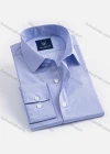 Wholesale Men's Stand Collar Long Sleeve Button Down Plain Formal Shirt - Liuhuamall