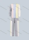 Wholesale Women's Round Neck Colorblock Sweater&Dual Pockets Pant 2 Pieces Set 2289C-9642# - Liuhuamall