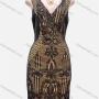 Wholesale Women's Guipure Lace V Neck Zip Back Bodycon Short Tank Dress preview