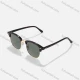 Wholesale Tortoiseshell Semi-Rimless Solid Lenses Sunglasses Tortoiseshell Clothing Wholesale Market Liuhua