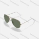 Wholesale Metal Aviator Solid Lenses Sunglasses Gold Clothing Wholesale Market Liuhua