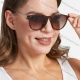 Wholesale Tortoiseshell Frame Ombre Lenses Sunglasses Tortoiseshell Clothing Wholesale Market Liuhua