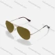 Wholesale Metal Aviator Solid Lenses Sunglasses Gold Clothing Wholesale Market Liuhua
