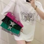 Wholesale Women's Casual Crew Neck Rhinestone Half Sleeve T-shirt Y112# preview