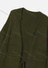 Wholesale Women's Casual Long Sleeve Loose Fit Drawstring Knit Cardigan VC0055# - Liuhuamall
