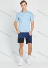 Wholesale Men's Casual Short Sleeve Plain Slim Fit Polo Shirt - Liuhuamall