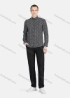 Wholesale Men's Casual Collared Long Sleeve Button Down Shirt 7-123# - Liuhuamall