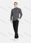 Wholesale Men's Casual Collared Long Sleeve Button Down Shirt 7-123# - Liuhuamall