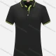 Wholesale Women's Sport Short Sleeve Slim Fit Polo Shirt 1878B# Black Clothing Wholesale Market Liuhua