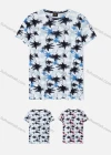 Wholesale Men's Casual Crew Neck Short Sleeve Plant Print T-shirts 26# - Liuhuamall