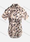 Wholesale Women's Vintage Short Sleeve Daisy Pattern Button Down Shirt 23036# - Liuhuamall