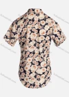 Wholesale Women's Vintage Short Sleeve Daisy Pattern Button Down Shirt 23036# - Liuhuamall