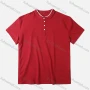 Wholesale Men's Plain Button Front Short Sleeve Henry Shirt preview