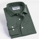 Men's Formal Stand Collar Long Sleeve Button Down Plaid Print Shirt 59# Clothing Wholesale Market -LIUHUA