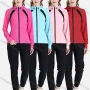 Wholesale Women's Sporty 2 Pieces Hooded Long Sleeve Pockets Zipper Jacket & Jogger Pant Sets preview