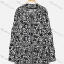 Wholesale Women's Long Sleeve Collared Buttons Down Allover Floral Print Dual Pockets Knit Jacket 1214# preview