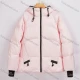 Wholesale Women's Casual Plain Long Sleeve Hooded Patch Pocket Drawstring Puffer Coat 925# Pink Clothing Wholesale Market Liuhua