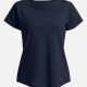 Women's Sporty Plain Short Sleeve Breathable Mesh Moisture Wicking Fitness Yoga Top 2# Clothing Wholesale Market -LIUHUA