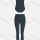 Wholesale Women's Sporty Breathable Mesh Quick Dry Plain Tank Top & Seamless Leggings 2 Piece Yoga Workout Outfits 1008#&1016# 3# Clothing Wholesale Market Liuhua