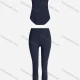 Wholesale Women's Sporty Breathable Mesh Quick Dry Plain Tank Top & Seamless Leggings 2 Piece Yoga Workout Outfits 1006#&1016# 2# Clothing Wholesale Market Liuhua