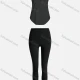 Wholesale Women's Sporty Breathable Mesh Quick Dry Plain Tank Top & Seamless Leggings 2 Piece Yoga Workout Outfits 1007#&1016# 1# Clothing Wholesale Market Liuhua