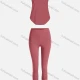 Wholesale Women's Sporty Breathable Mesh Quick Dry Plain Tank Top & Seamless Leggings 2 Piece Yoga Workout Outfits 1007#&1016# 4# Clothing Wholesale Market Liuhua