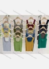 Wholesale Women's Casual Plain Crop Rib-knit Tank Top - Liuhuamall