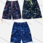 Wholesale Men's Vacation Tropical Print Flap Pockets Drawstring Beach Shorts 187# preview