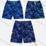 Wholesale Men's Vacation Allover Letter Print Flap Pockets Drawstring Beach Shorts 188# preview