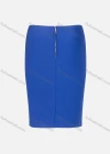 Wholesale Women's Casual Plain High Waist Zipper Pencil Skirt - Liuhuamall