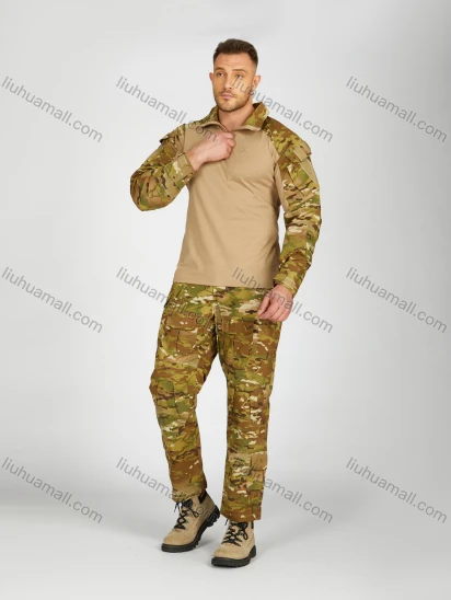 Wholesale Men's Tactical Camouflage Multiple Flap Pockets Uniforms Combat Cargo Pants TP004CP34#