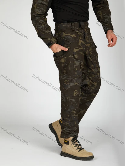 Wholesale Men's Tactical Camouflage Multiple Pockets Uniforms Combat Cargo Pants TP005BM32#