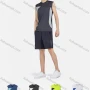 Wholesale Men's Sporty Round Neck Sleeveless Colorblock Breathable Quick Dry Tank Top preview