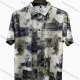 Wholesale 2026 Trendy Men's Slim Fit Short Sleeve Abstract Art Print Button - Down Collared Shirt | Casual & Formal Wholesale In S Multi-color Clothing Wholesale Market Liuhua