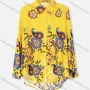 Wholesale Women's Plus Size Fashion Long Sleeve Button Down Floral & Paisley Print Shirt preview