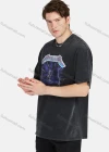 Wholesale Men's Round Neck Short Sleeve Graphic Letter Hip Hop Loose Fit T-shirt - Liuhuamall