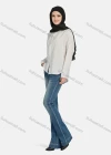Wholesale Women's Casual Plain Collared Long Sleeve Shirt 1169# - Liuhuamall