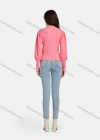 Wholesale Women's Casual Mock Neck Long Sleeve Cut Out Ribbed Knit Sweater 1203# - Liuhuamall