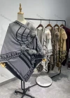 Wholesale Women's Causal Fashion Striped Fuzzy Cape - Liuhuamall