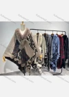Wholesale Women's Causal Fashion Allover Print Fuzzy Cape - Liuhuamall