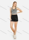 Wholesale Women's Sports Quick-Drying Beauty Back Crop Tank Top With Shorts 2 Piece Set - Liuhuamall