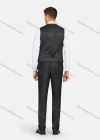Wholesale Men's Formal Lapel Plain Pockets Blazer & Double Breasted Vest & Pant 3 Pieces Suit Sets - Liuhuamall
